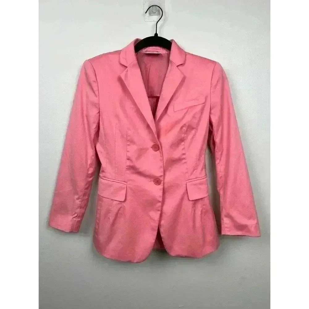 Akris Punto Pink Two Button Blazer - size 2